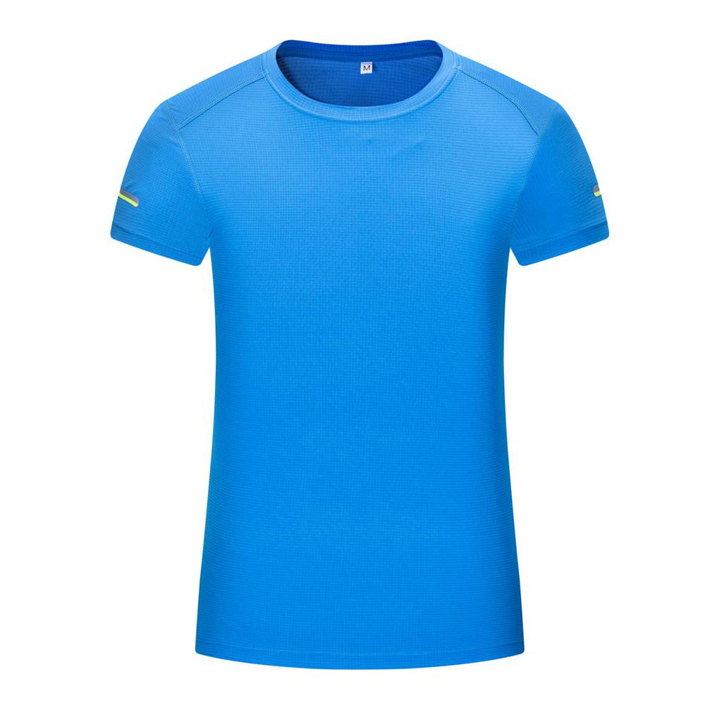 女士運(yùn)動(dòng)系列-圓領(lǐng)簡(jiǎn)約時(shí)尚T恤（藍(lán)色）